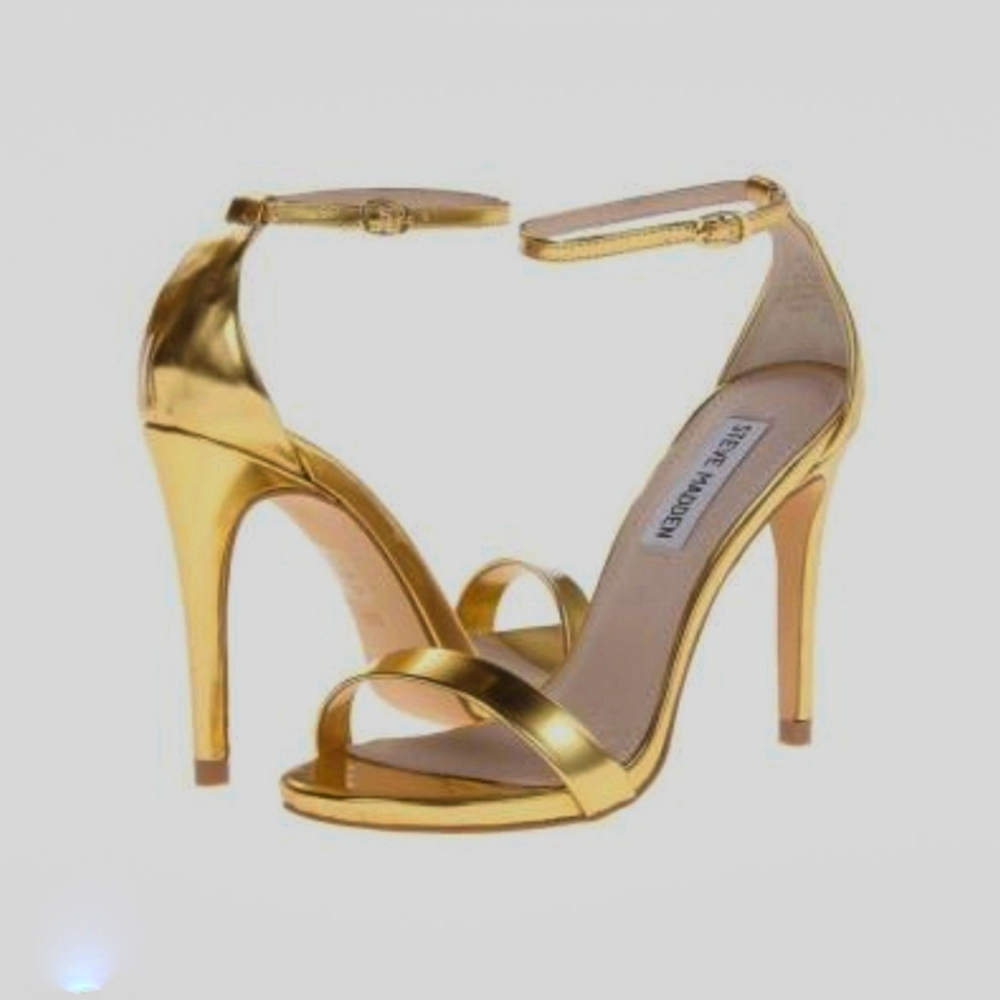 Steve Madden Stecy Sandal In Gold